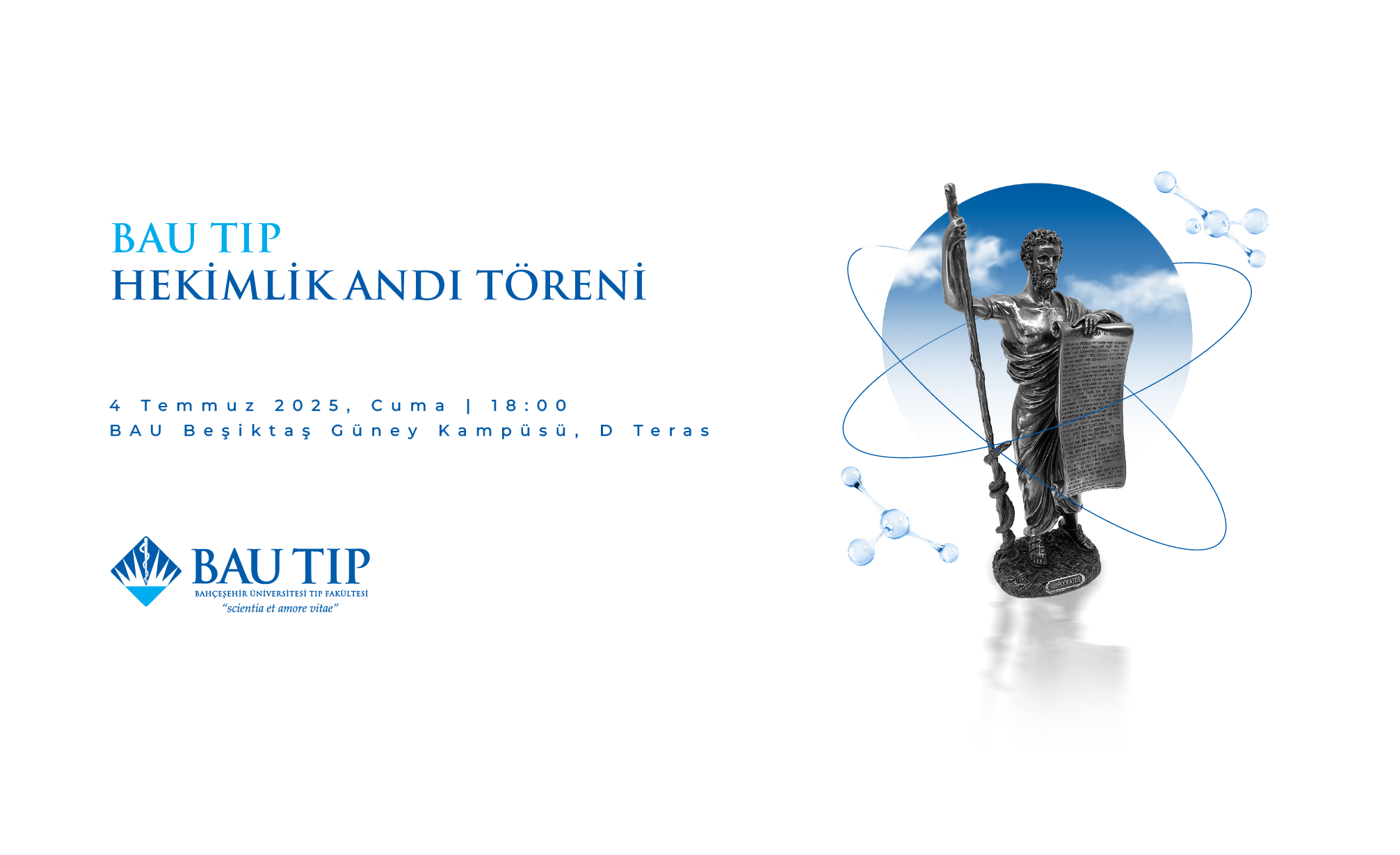 BAU Tıp "Hekimlik Andı Töreni" gerçekleşti